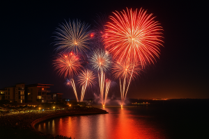 Territory Day Fireworks in Darwin